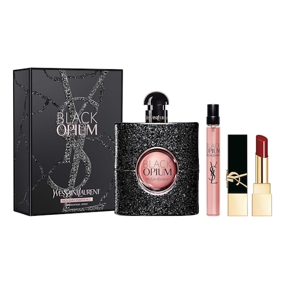 Black Opium Party Kit - Coffret Fragrance + Rouge à lèvres, YVES SAINT LAURENT